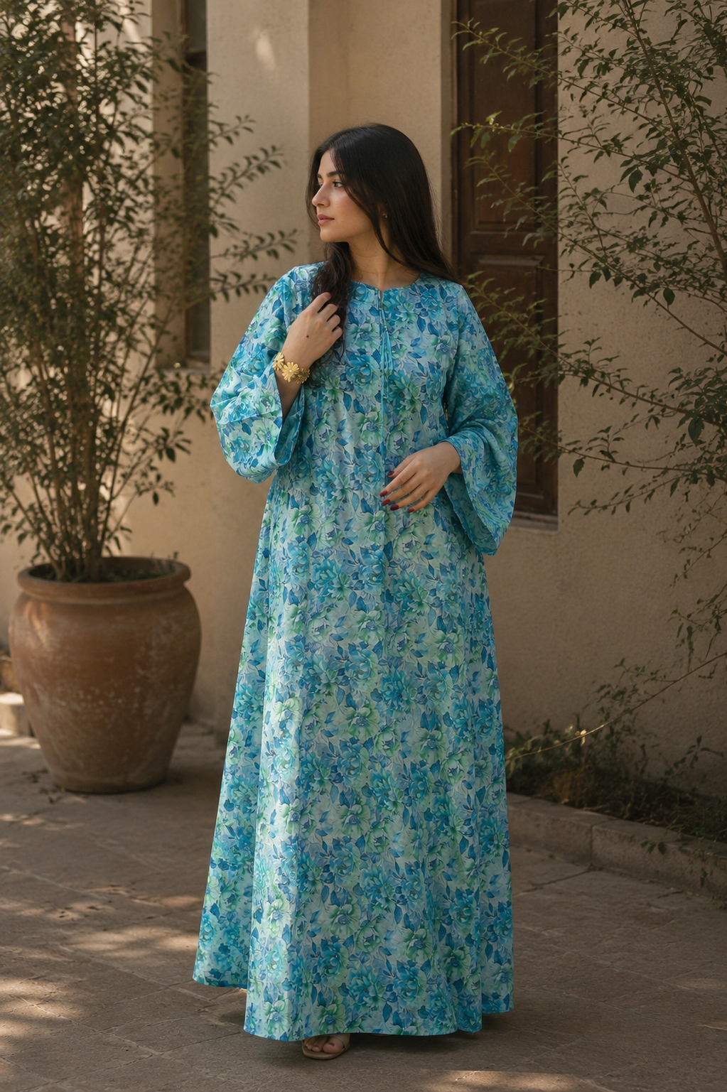 Nilofer Mist Kaftan 🌸